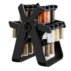 Ефективне зберігання спецій: Органайзер-карусель TOPA з 18 баночками